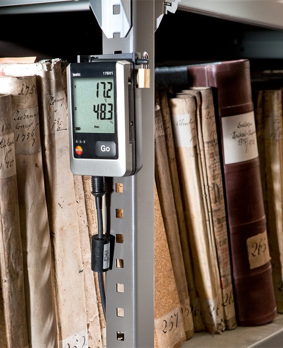 Логгер влажности testo 176 H1 - применение