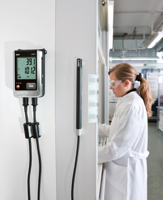 Логгер testo 176 P1 - применение