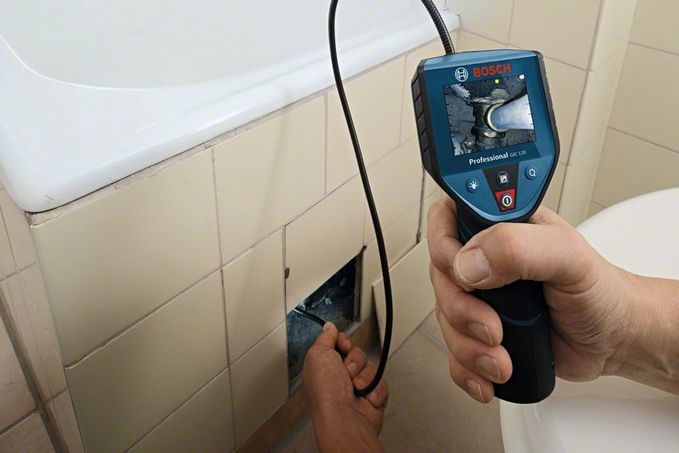 Видеоскоп Bosch GIC 120, использование