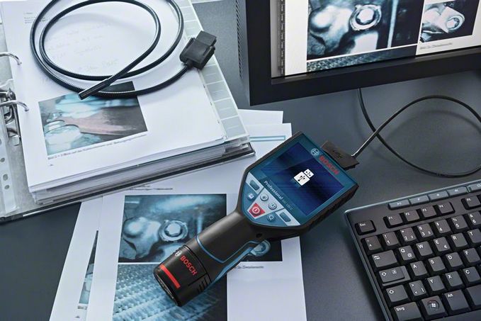 Видеоскоп Bosch GIC 120 C, использование